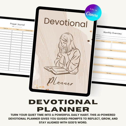 Bible Study & Prayer Journal Canva