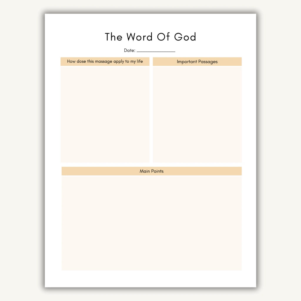 Canva Bible Journal Template
