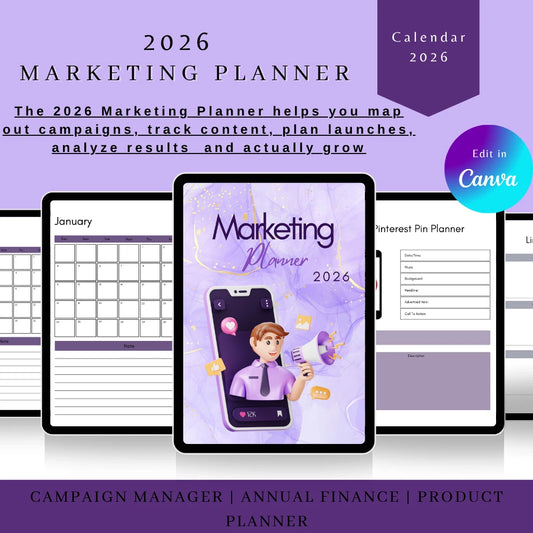Canva Business Calendar Template

