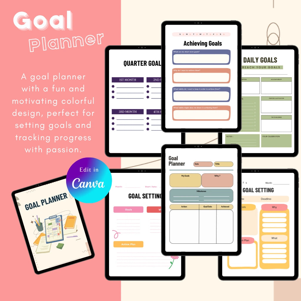 Canva Editable Planner