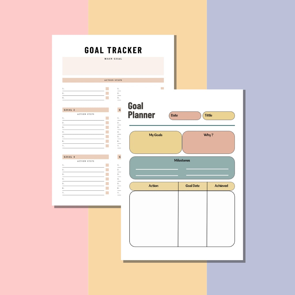Canva Goal Planner Template