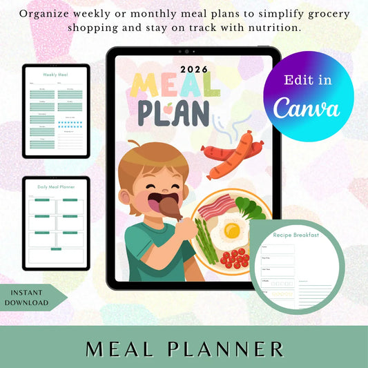Canva Meal Planner Template