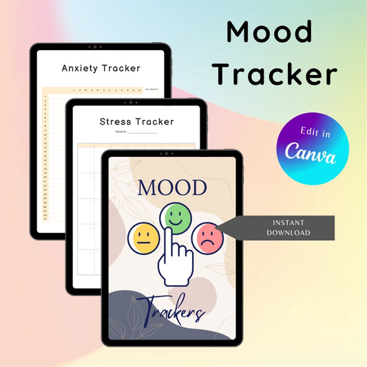 Canva Mood Chart & Habit Tracker