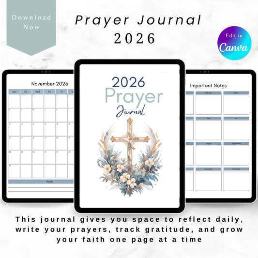 Canva Prayer Journal 2026

