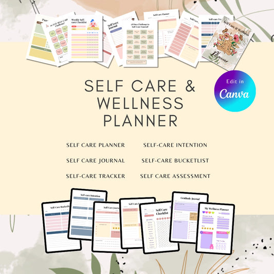 Canva Self Care Journal