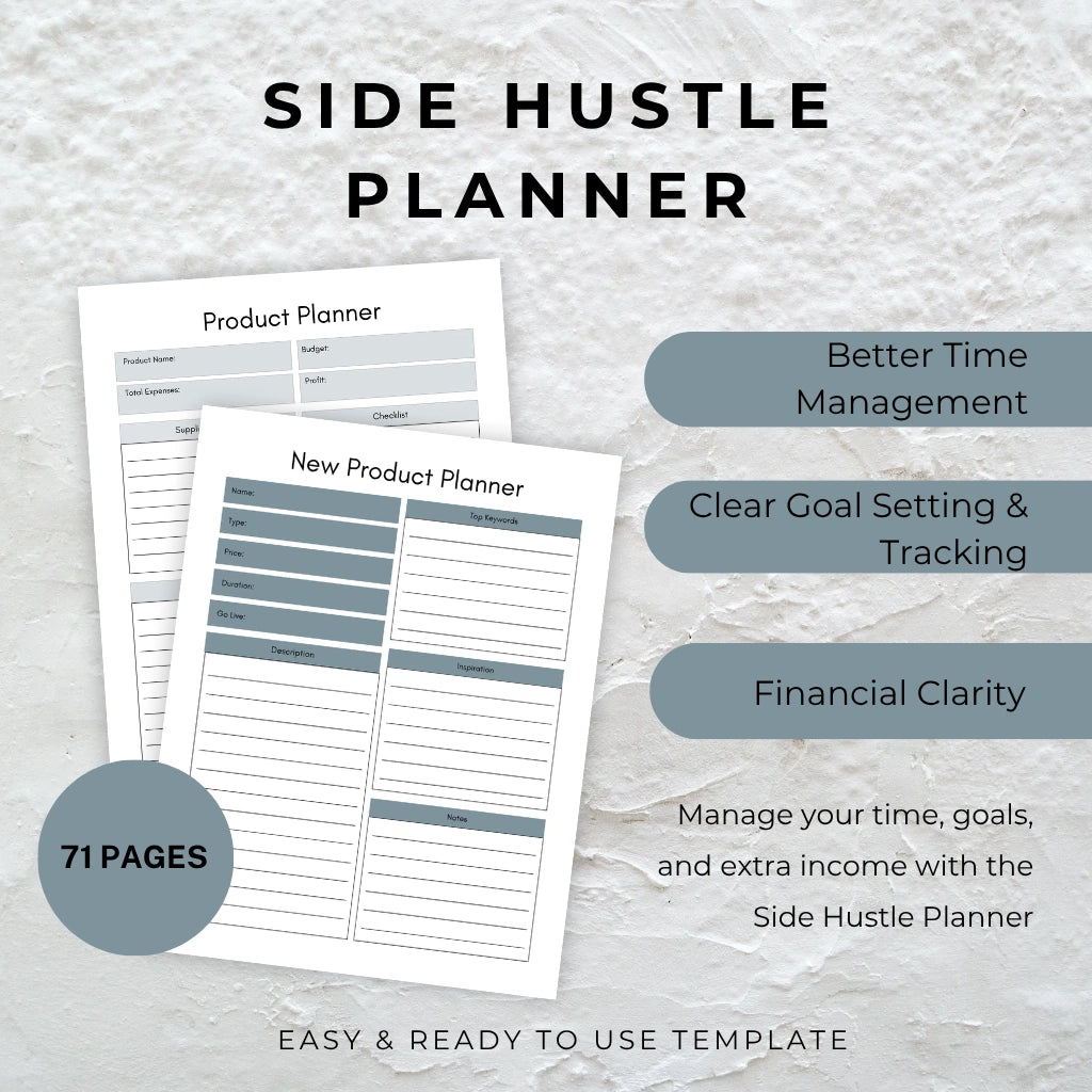 Canva Side Hustle Tracker

