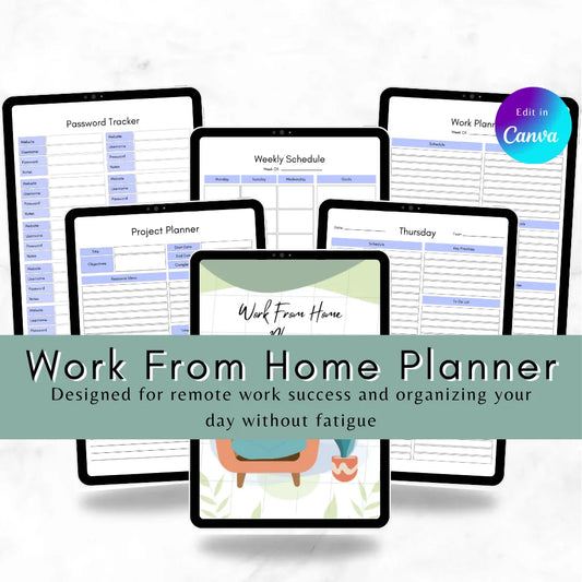 Canva Work From Home Planner