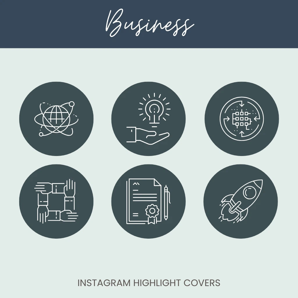 Company Instagram Highlight Covers

