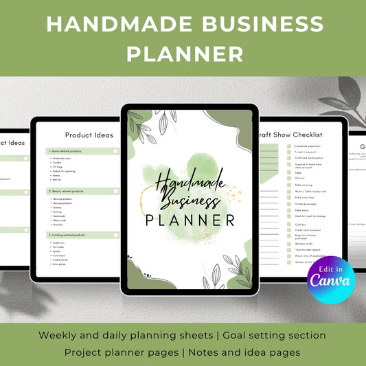 Creative Business Planner for Handmade Sellers

