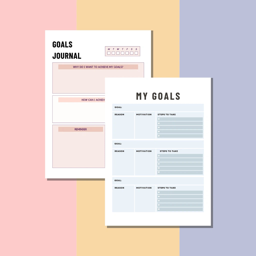 Digital Goal Setting Planner