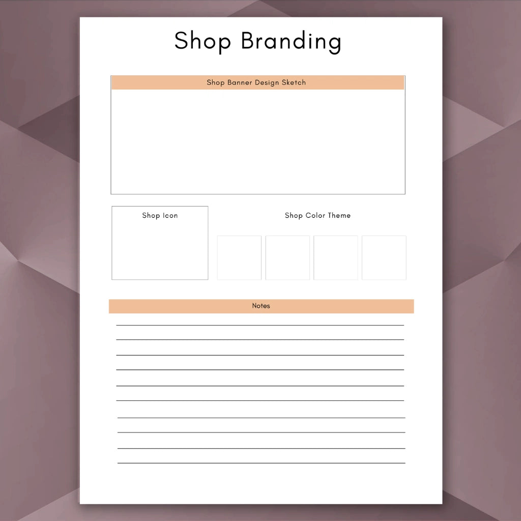 Digital Product Seller Canva Planner

