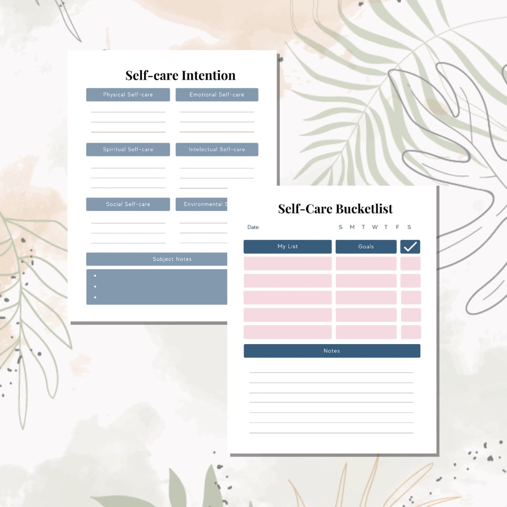 Digital Self Care Planner