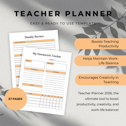 Digital Teacher Planner 2026

