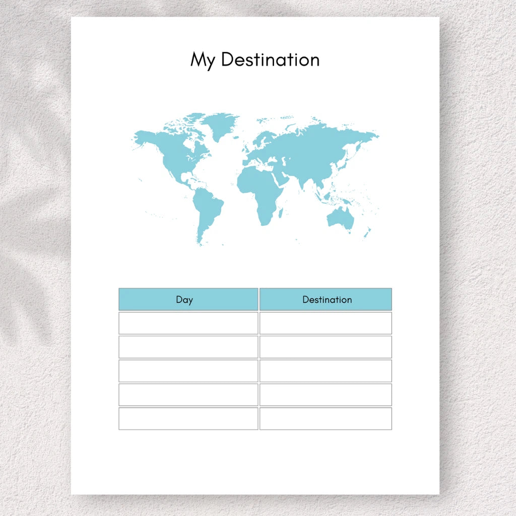 Digital Travel Itinerary & Budget Planner 2026

