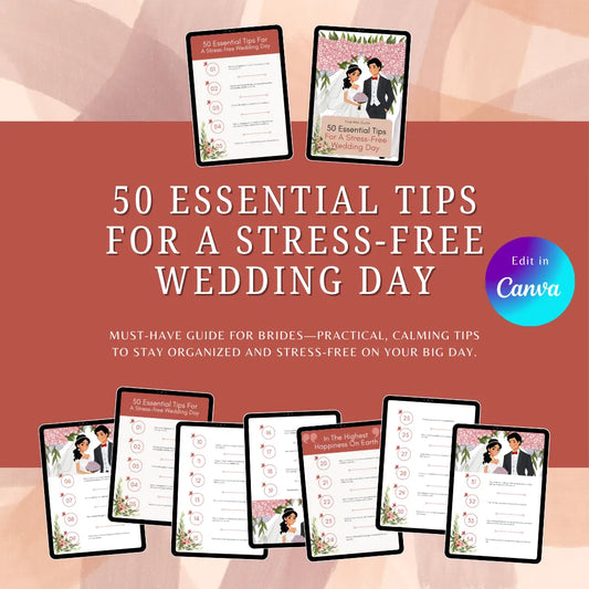 Editable Canva Wedding Planner