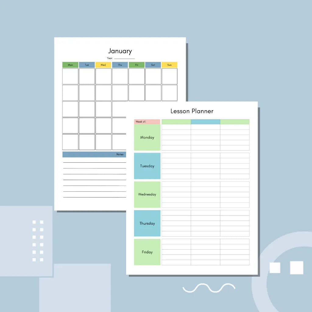 Editable Student Planner