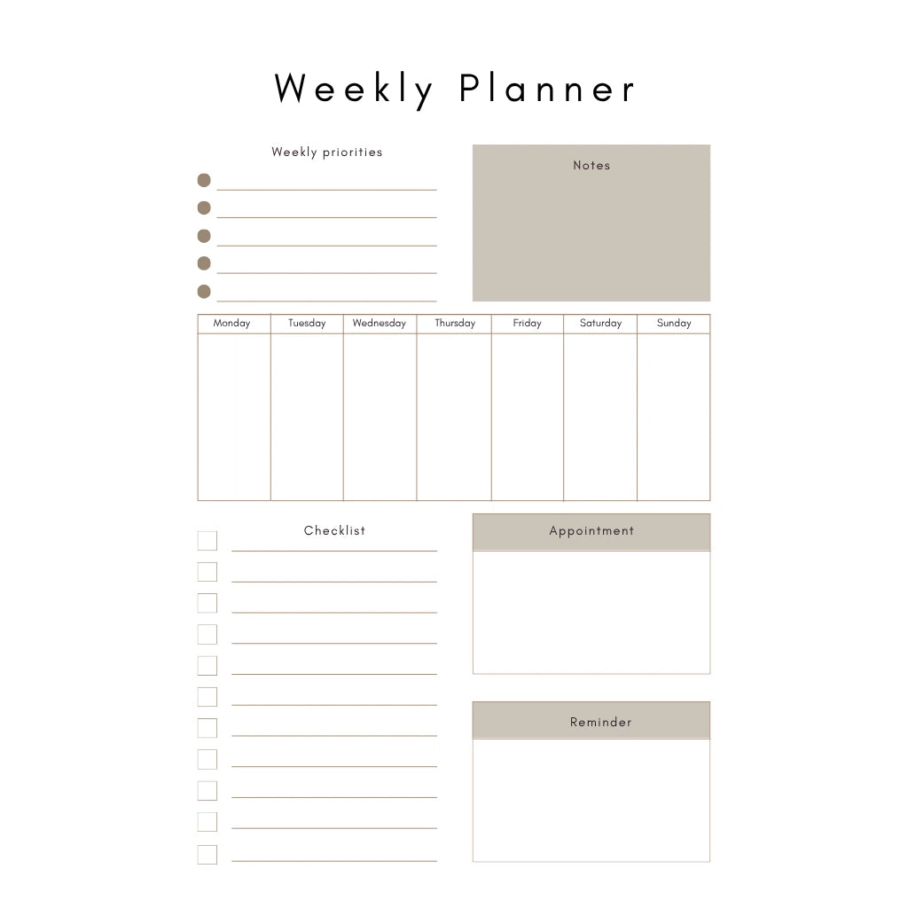 Emotional Wellness Planner
