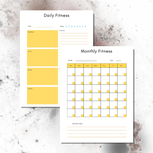 Fitness Planner Canva Template