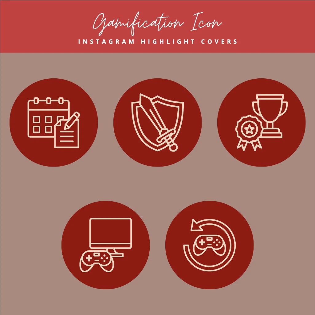 Gamification Highlight Covers for Instagram

