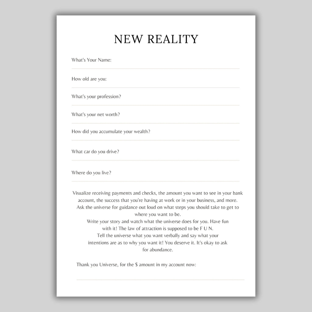 Goal Clarity & Abundance Tracker