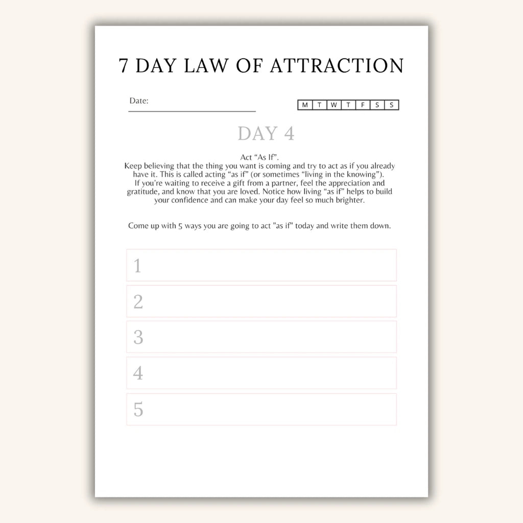 Gratitude & Manifestation Daily Journal