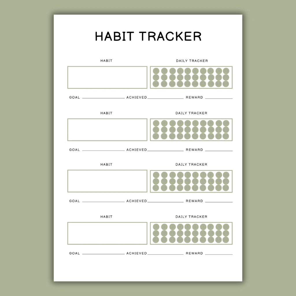 Habit Tracker and Journaling Templates