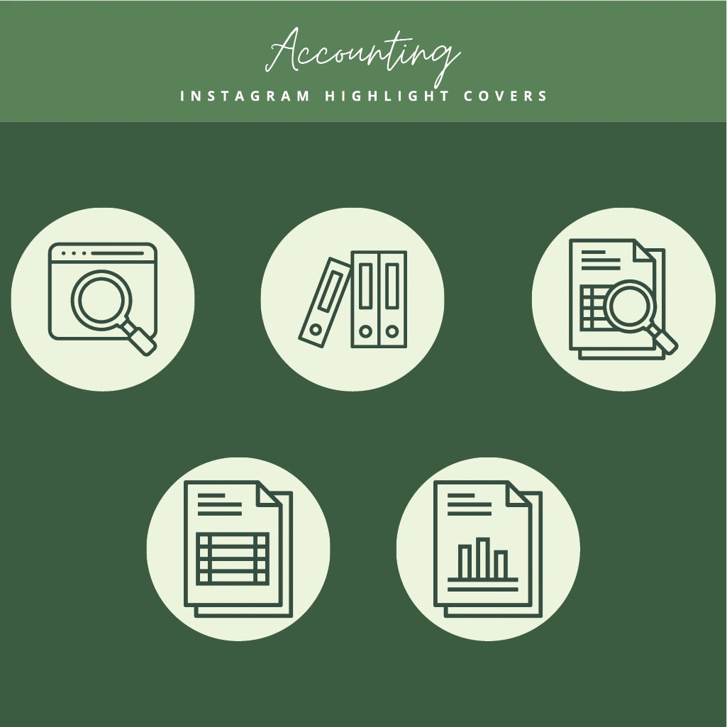 Instagram Story Covers for Accountants

