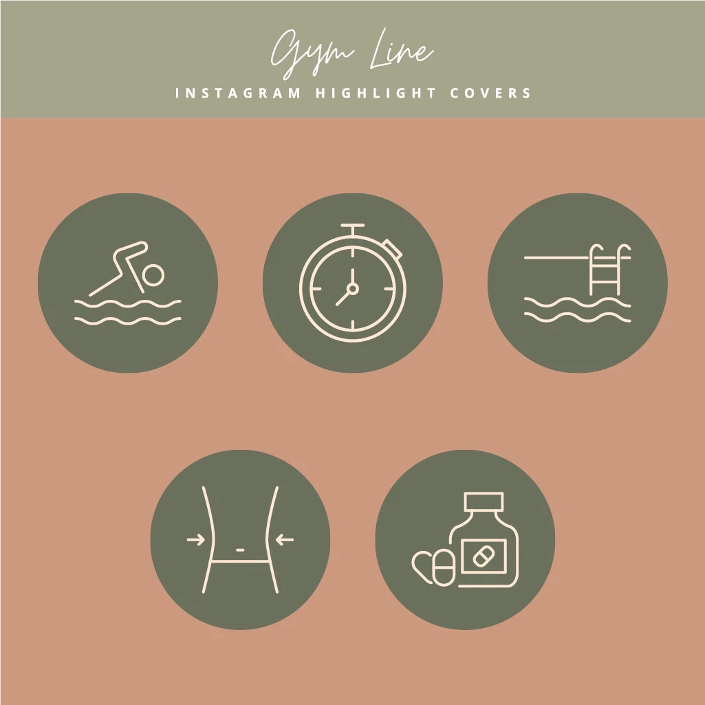 Instagram Story Covers for Personal Trainers & Fitness Coaches

