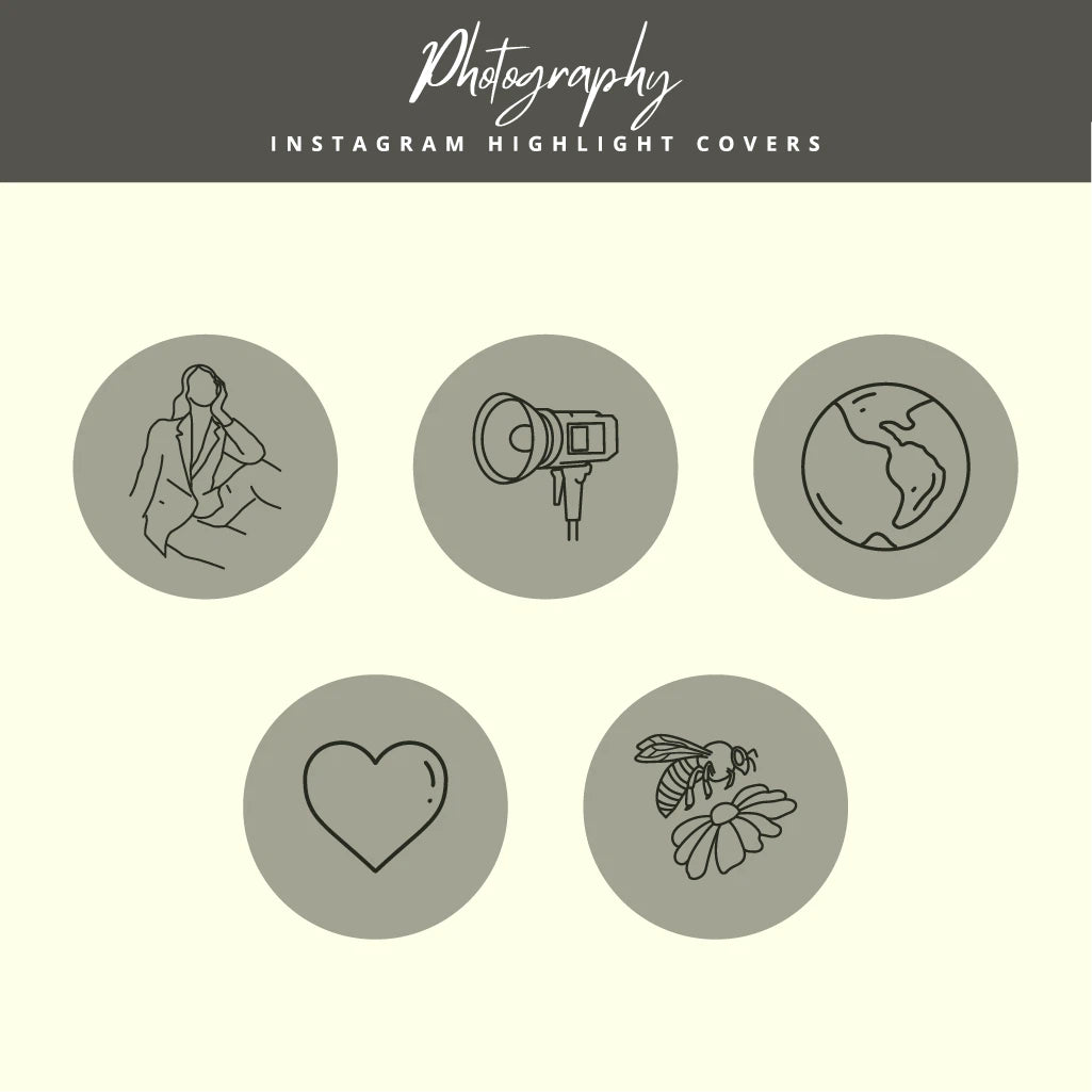 Instagram Story Covers for Photographers