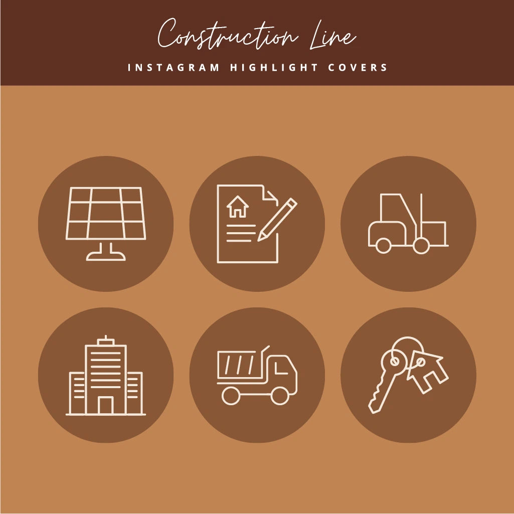 Instagram Story Icons for Contractors and Builders