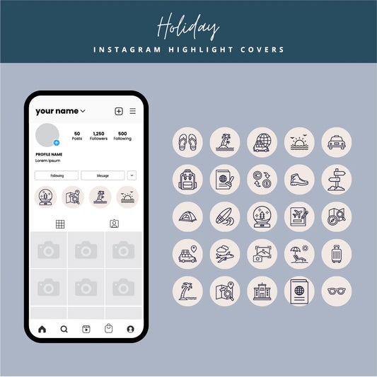 Instagram Travel Highlight Covers
