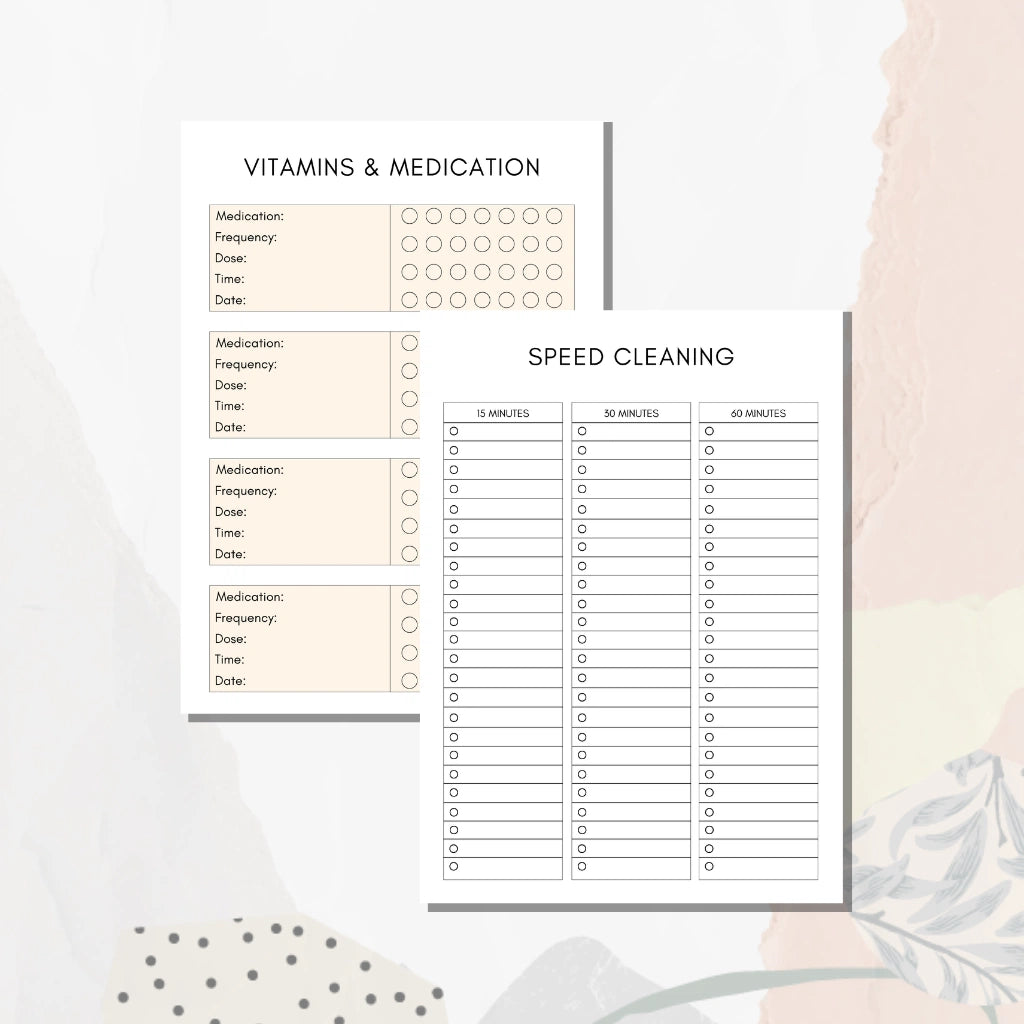 Lifestyle and Habit Tracker Journal