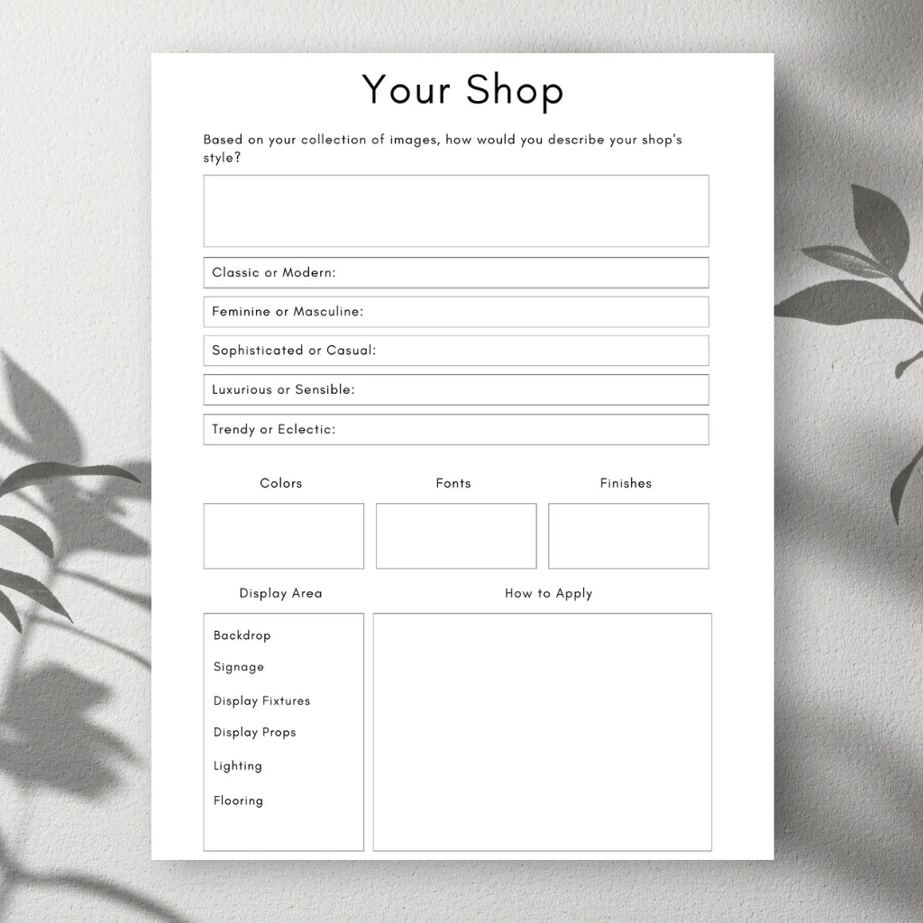 Maker’s Business Planner

