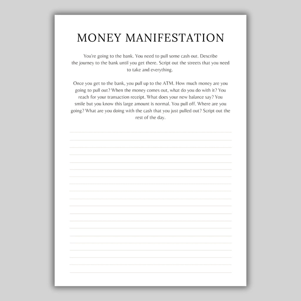 Manifestation Planner Canva Template