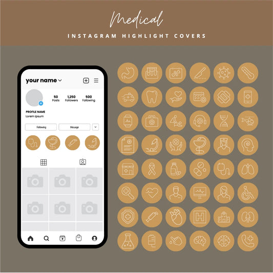 Medical Instagram Highlight Covers 