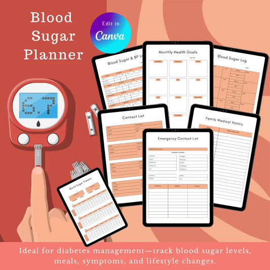 Medical Log Canva Template