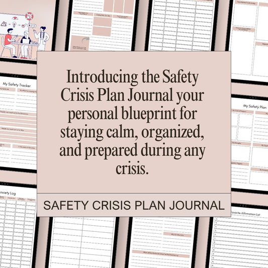 Mental Health Planner Canva Template