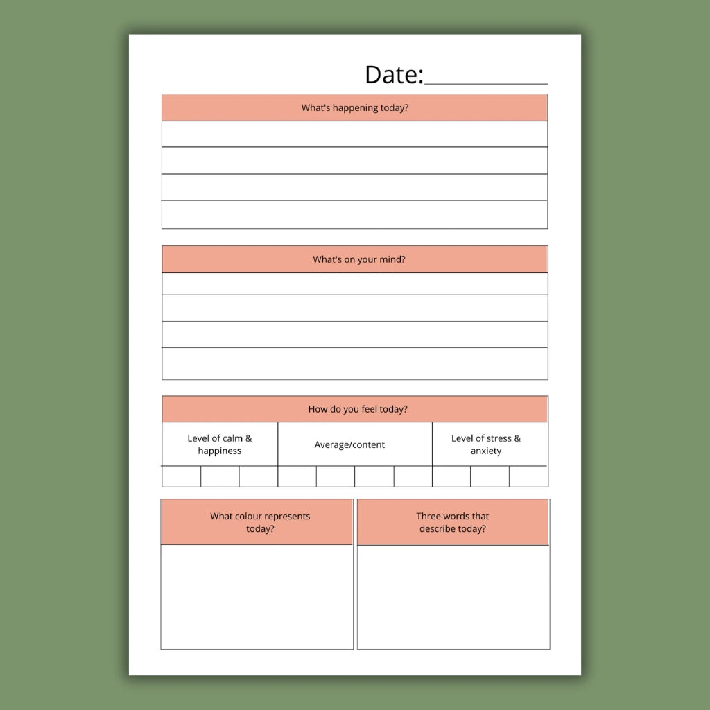 Mental Reset Journal for Women