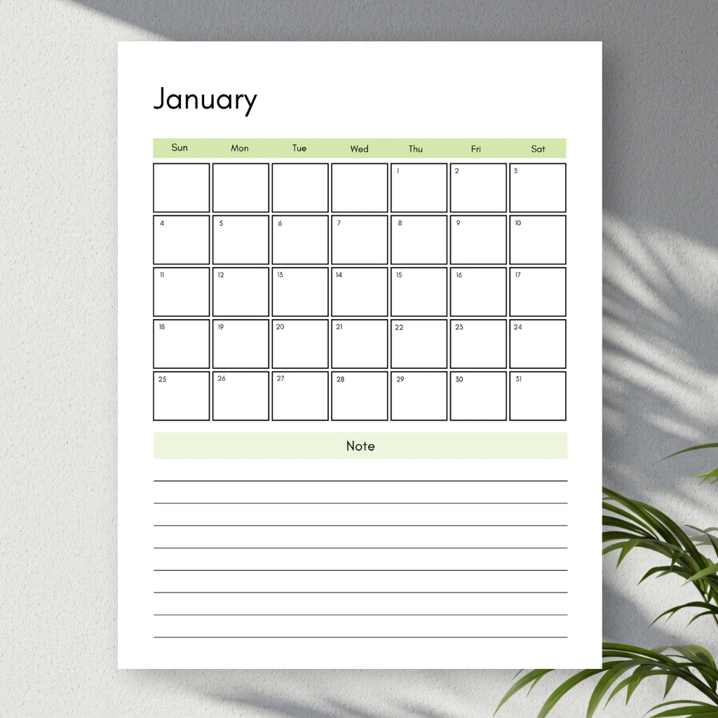 Mindful Living Calendar 2026

