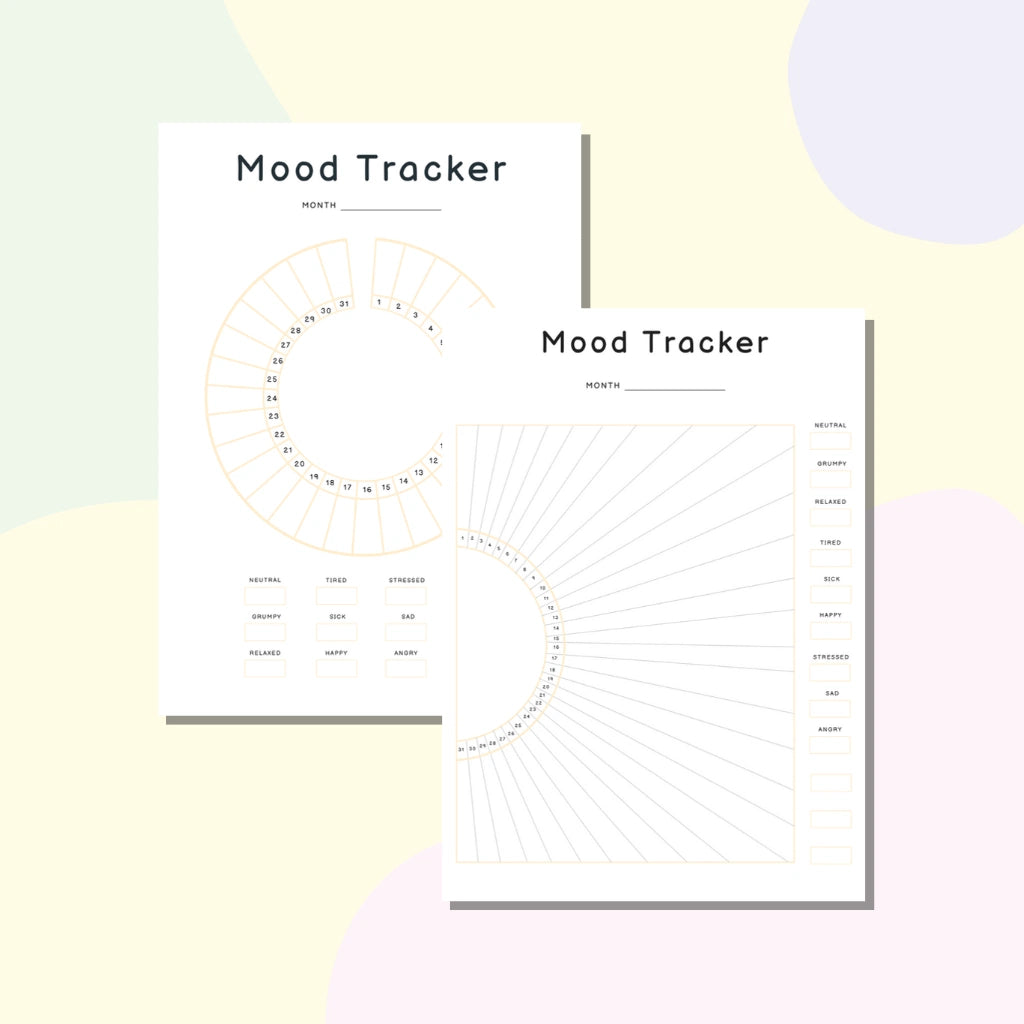 Mindfulness & Mood Log Canva