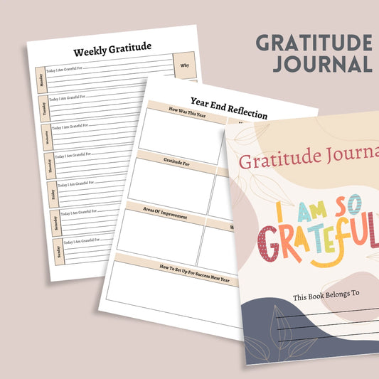 Mindfulness & Self Growth Journal Template