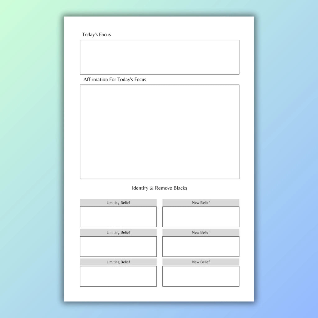Mindset and Manifestation Workbook