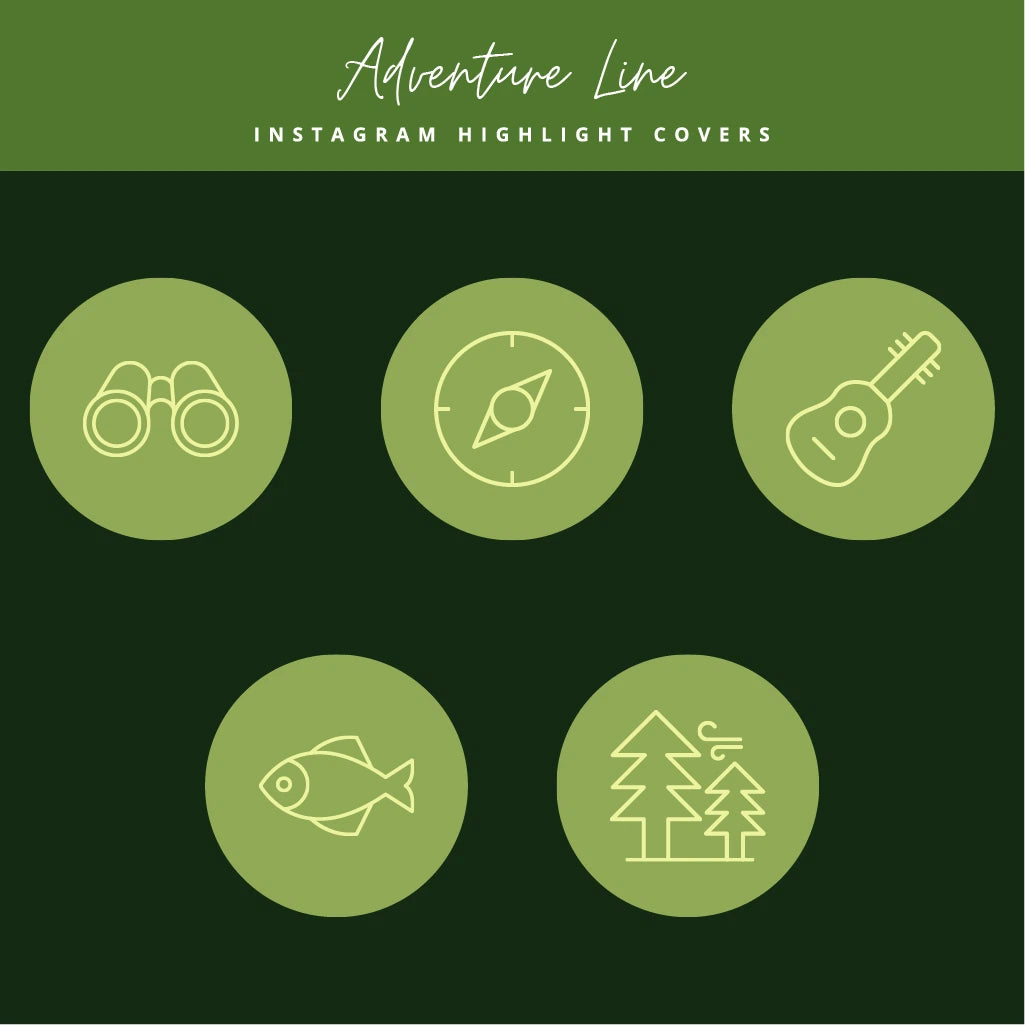 Nature and Adventure Instagram Highlight Covers