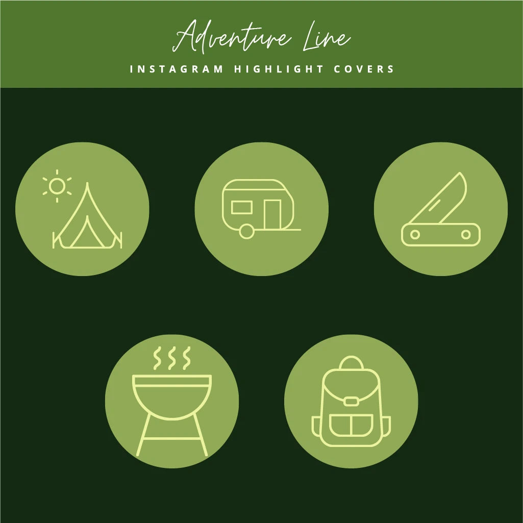 Nature and Exploration Instagram Highlight Covers

