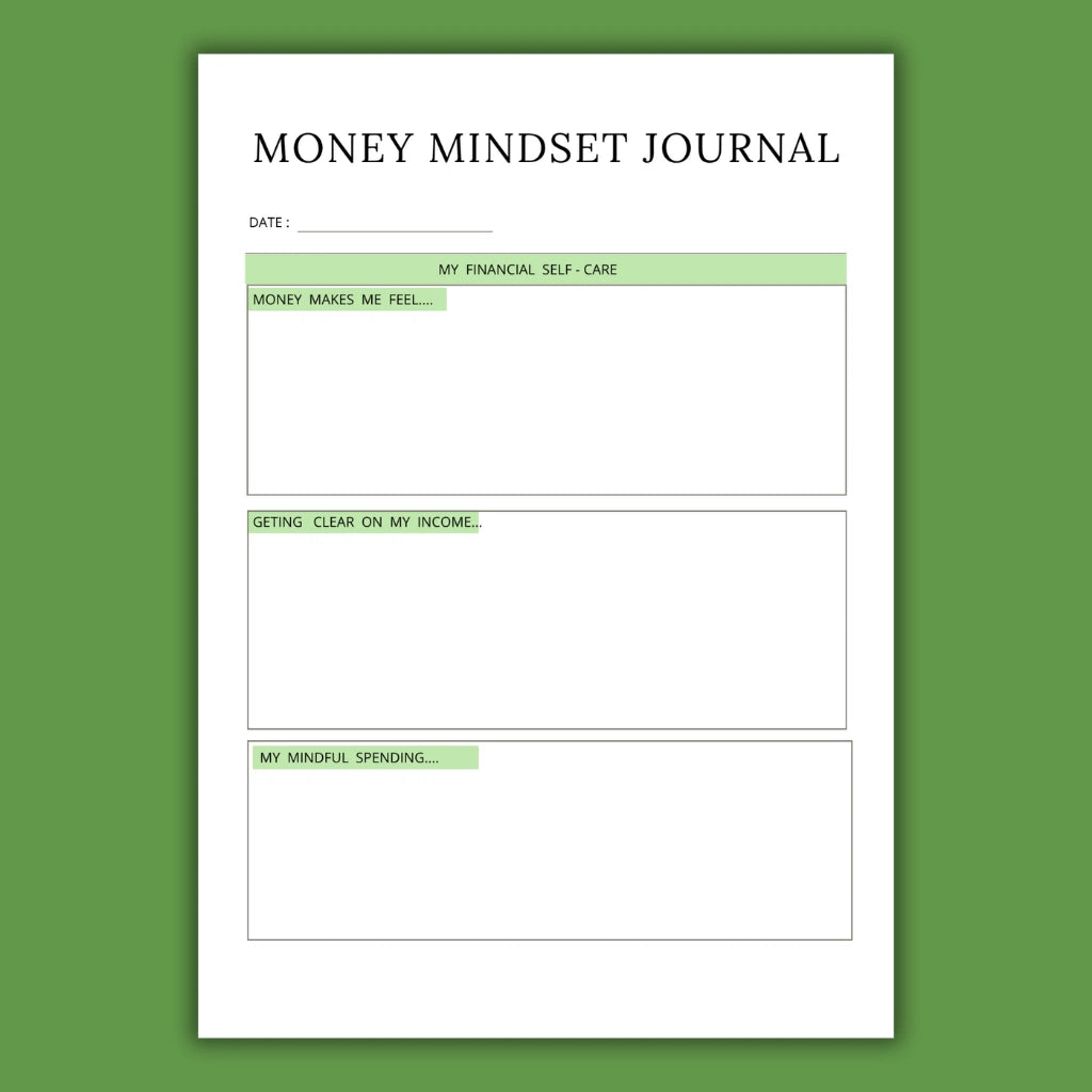 Personal Finance Reflection Journal