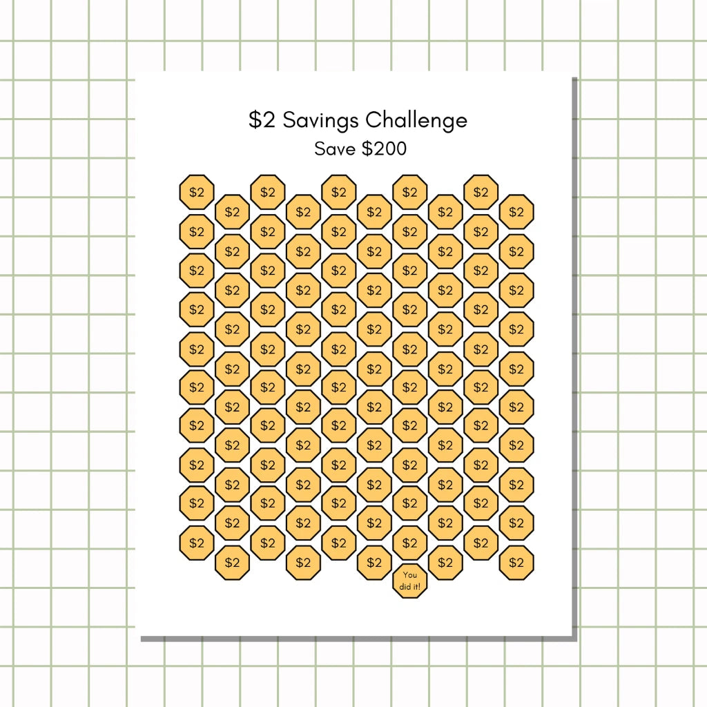Printable Budget & Savings Challenge 2027
