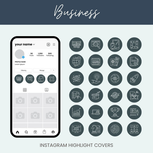 Professional Business Instagram Highlight Covers