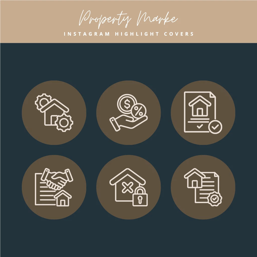 Real Estate Instagram Highlight Covers