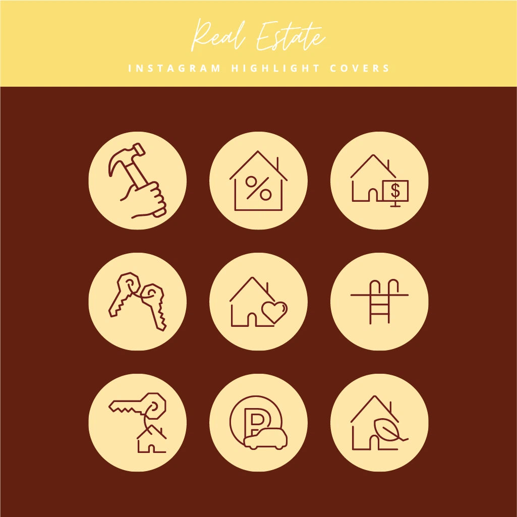 Realtor Instagram Highlight Story Covers