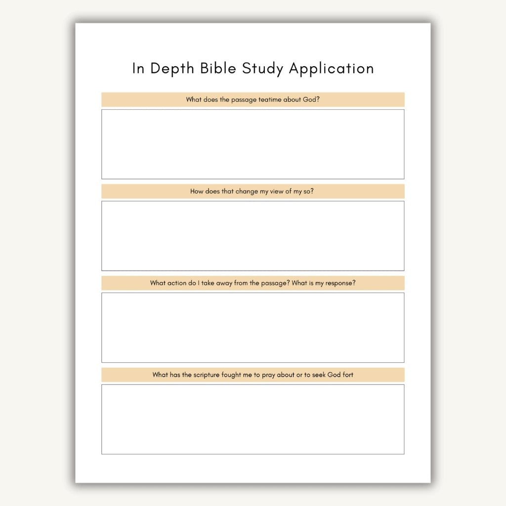 Religious Study Planner